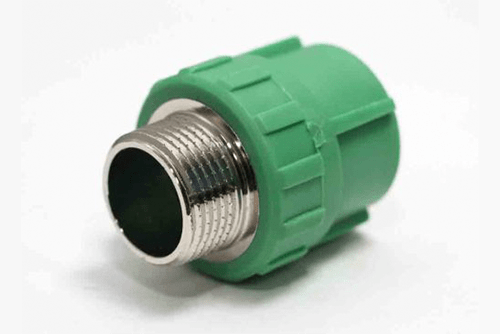 Adaptador macho polipropileno